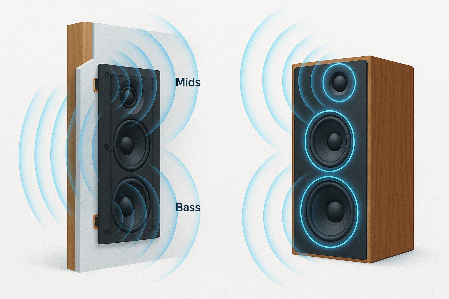 in wall speakers