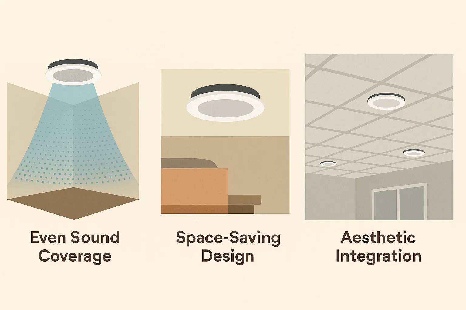 Benefits of ceiling speaker systems for commercial applications