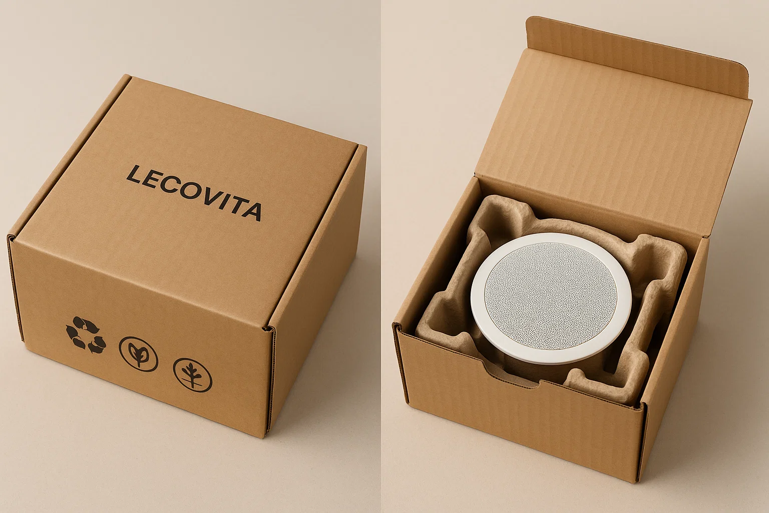 assets_task_01k1fq0m1cfvarg3tb7bn1cbrb_1753947939_img_0 Recyclable speaker packaging using FSC-certified paperboard with minimalist eco branding.