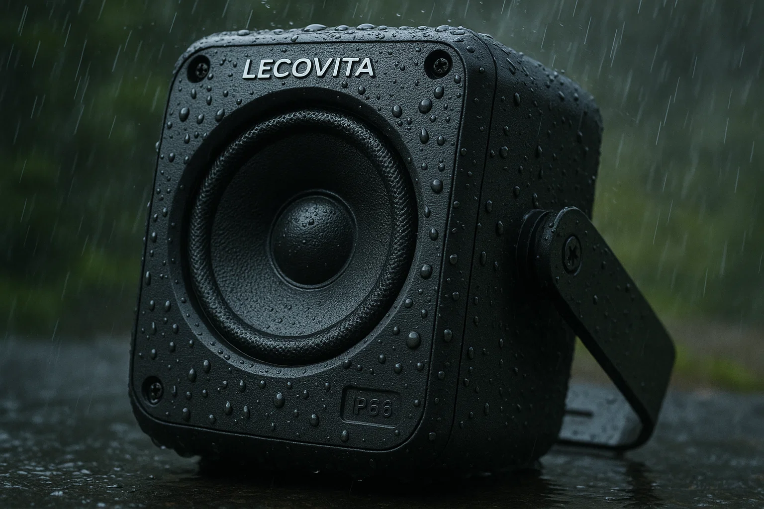Weatherproof garden speaker with IP66 protection