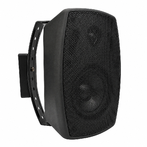 Side profile view of LECOVITA WMSD wall mount speaker highlighting its ultra-slim cabinet depth for flush wall placement